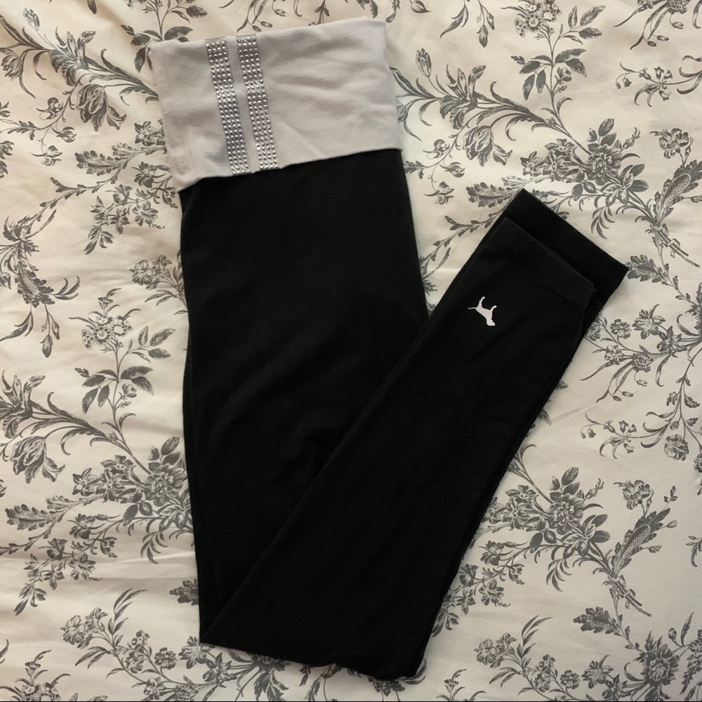 Pink Rhinestone Leggings - Picture 2 of 3